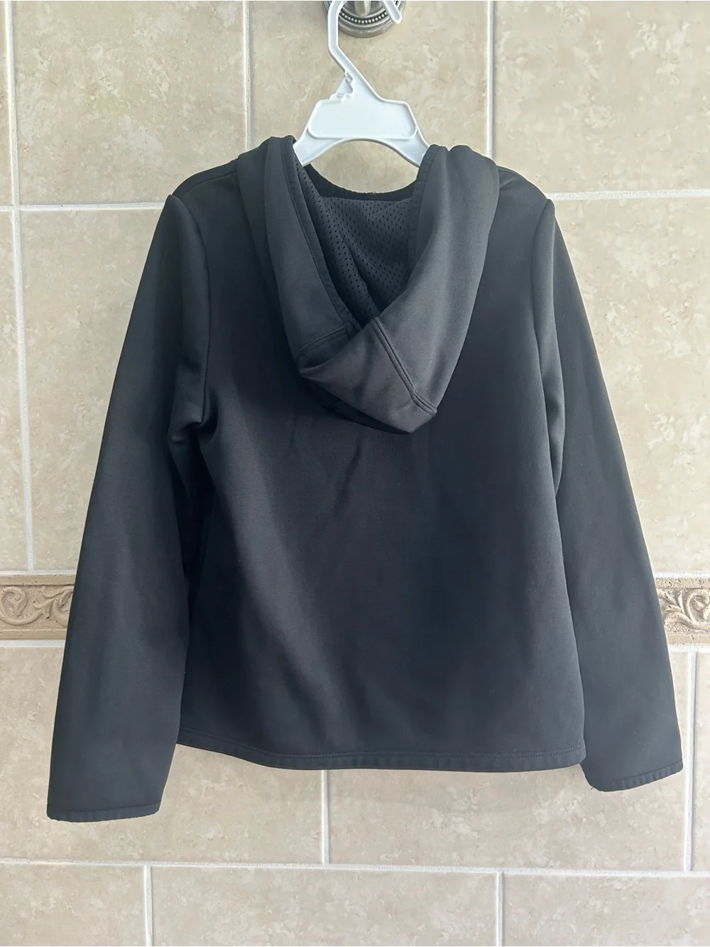 Under Armour hoodie black glitter sparkle logo loose fit